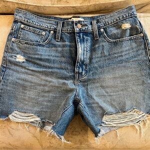 Madewell relaxed mid length Denim Shorts